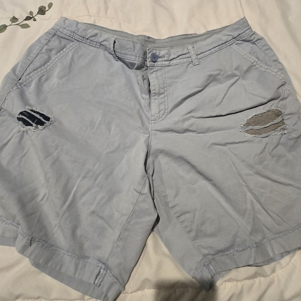 Time and Tru Blue Jean Shorts Relaxed Fit